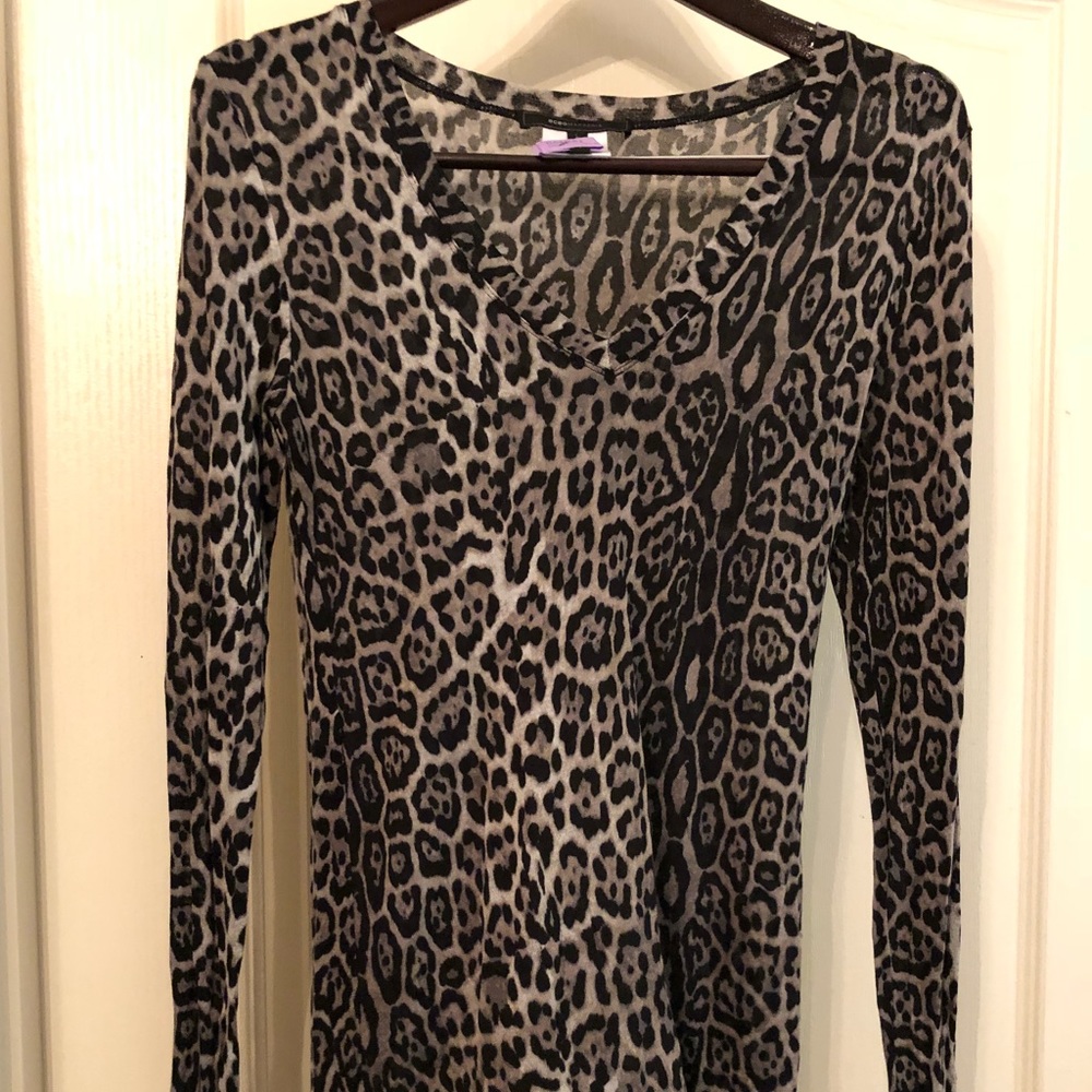 Women's BCBG animal print shirt